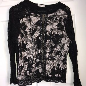 Lace Sweatshirt